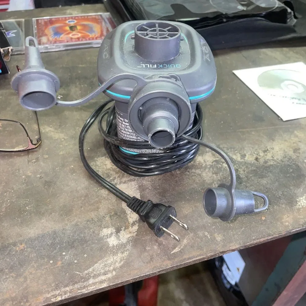 Intex Quick Fill Electric Pump 110 Inflater and Deflater Device Works Great Fast